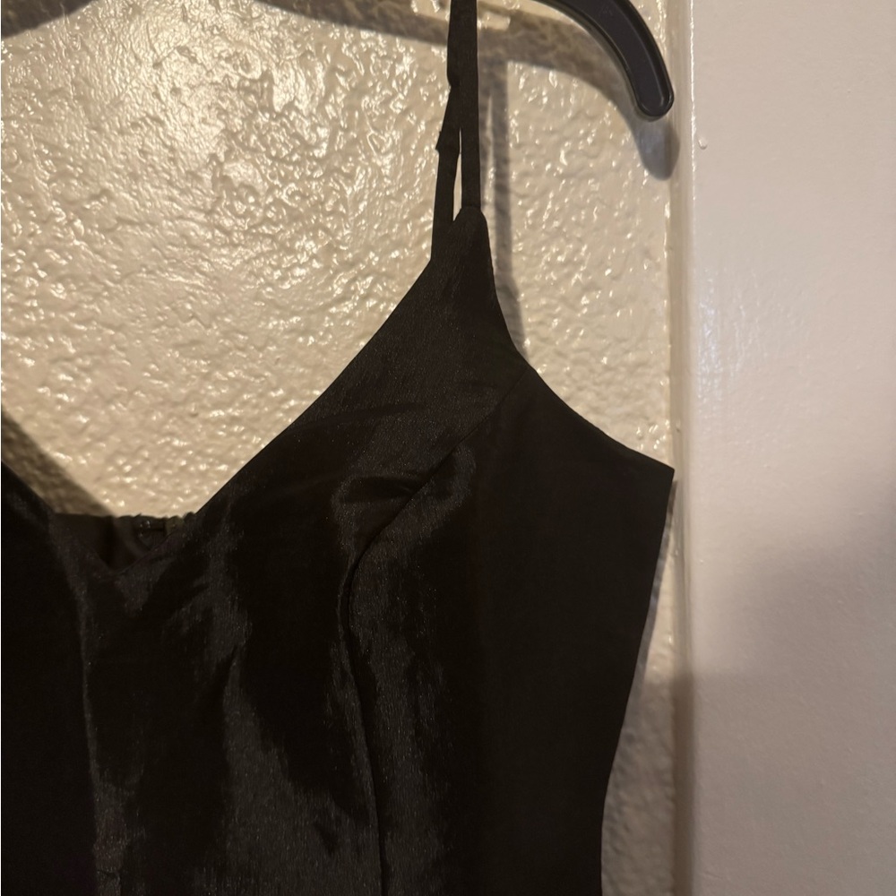 Lulu's Sexy Black Mini Dress - Picture 2 of 5